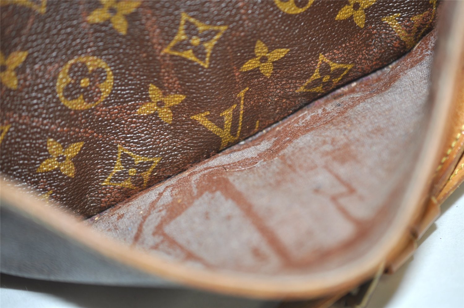 Authentic Louis Vuitton Monogram Senlis Shoulder Cross Bag M51222 Junk 4603J