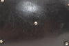 Authentic GUCCI Vintage Bamboo Drawstring Bag Purse Nylon Leather Black 4603K