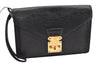 Authentic Louis Vuitton Epi Sellier Dragonne Clutch Bag Black M52612 LV 4604K