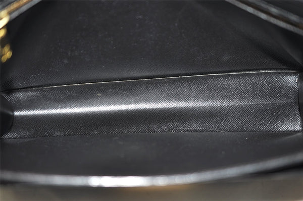 Authentic Louis Vuitton Epi Sellier Dragonne Clutch Bag Black M52612 LV 4604K