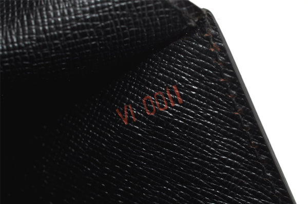 Authentic Louis Vuitton Epi Sellier Dragonne Clutch Bag Black M52612 LV 4604K