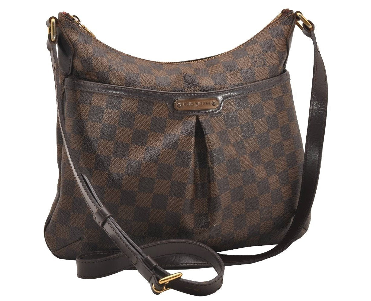 Authentic Louis Vuitton Damier Bloomsbury PM Shoulder Cross Bag N42251 LV 4605J