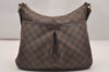Authentic Louis Vuitton Damier Bloomsbury PM Shoulder Cross Bag N42251 LV 4605J