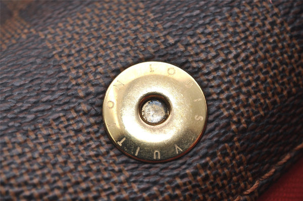 Authentic Louis Vuitton Damier Bloomsbury PM Shoulder Cross Bag N42251 LV 4605J