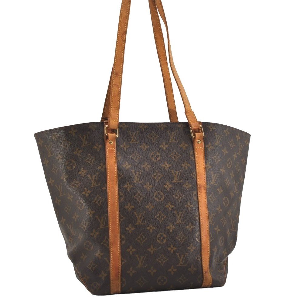 Authentic Louis Vuitton Monogram Sac Shopping PM Tote Bag M51108 LV 4606J