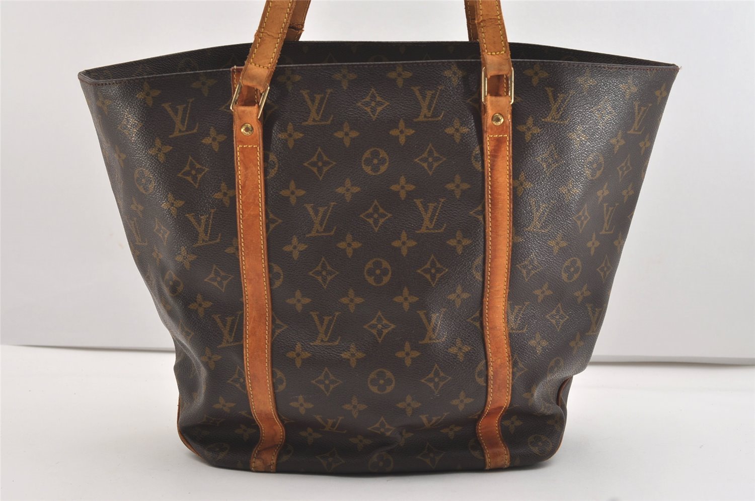 Authentic Louis Vuitton Monogram Sac Shopping PM Tote Bag M51108 LV 4606J
