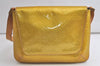 Authentic Louis Vuitton Vernis Thompson Street Shoulder Bag M91069 Yellow 4606K