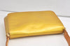 Authentic Louis Vuitton Vernis Thompson Street Shoulder Bag M91069 Yellow 4606K