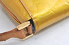 Authentic Louis Vuitton Vernis Thompson Street Shoulder Bag M91069 Yellow 4606K