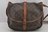 Authentic Louis Vuitton Monogram Saumur 35 Shoulder Cross Bag M42254 LV 4608J