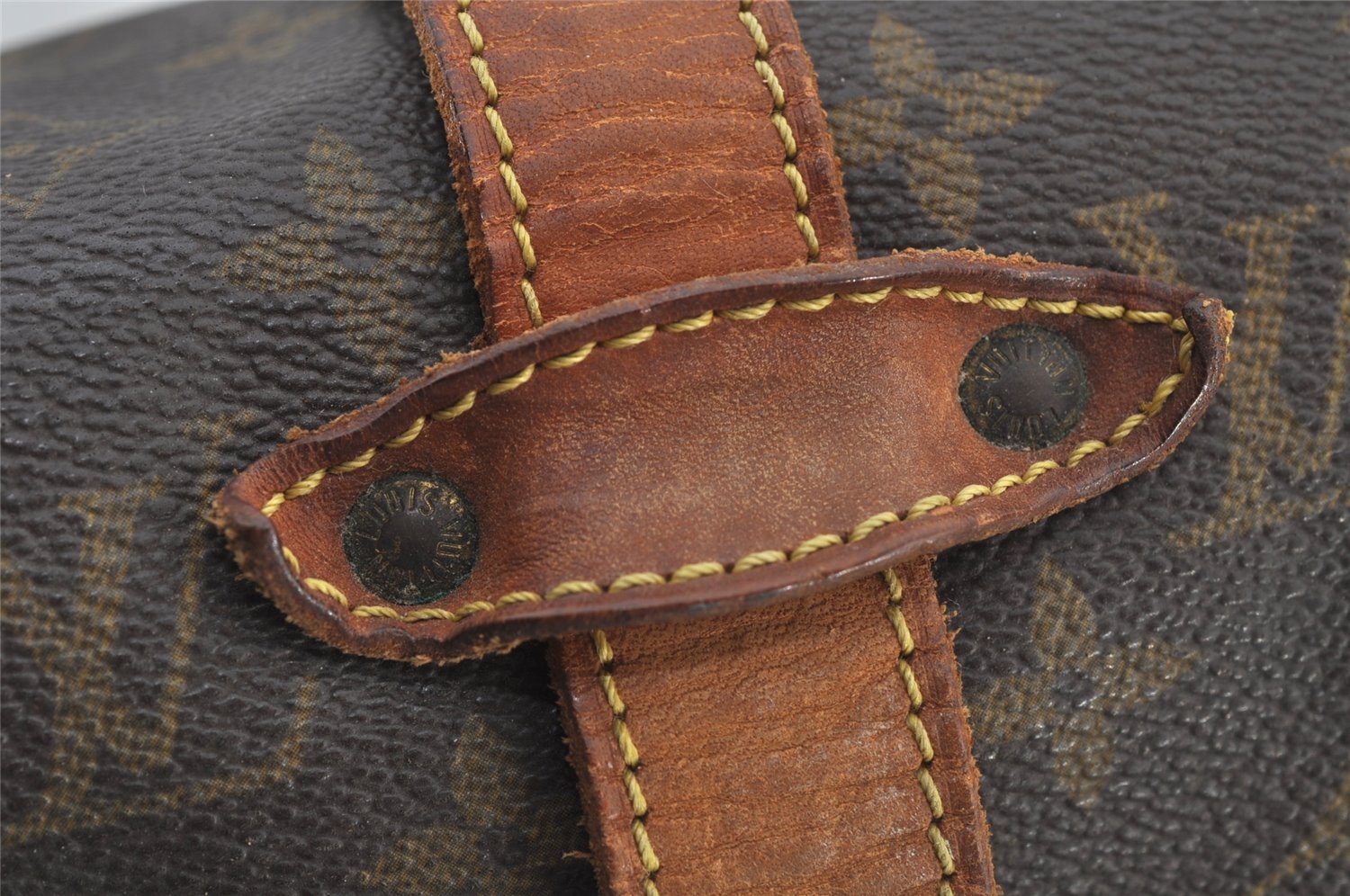 Authentic Louis Vuitton Monogram Saumur 35 Shoulder Cross Bag M42254 LV 4608J