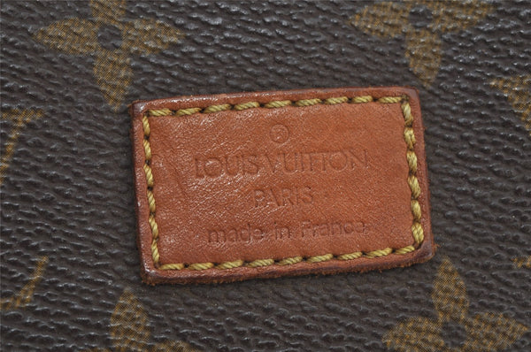 Authentic Louis Vuitton Monogram Saumur 35 Shoulder Cross Bag M42254 LV 4608J