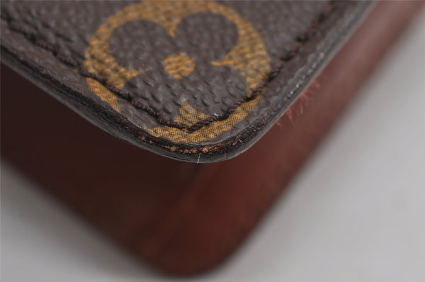 Authentic Louis Vuitton Monogram Pochette Homme Clutch Hand Bag M51795 LV 4609J