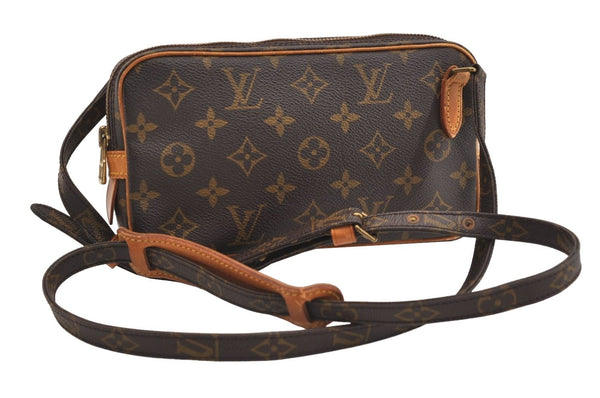 Auth Louis Vuitton Monogram Marly Bandouliere Shoulder Bag M51828 Junk 4610J