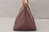 Authentic Louis Vuitton Vernis Bellevue PM Hand Bag Purple M93584 LV Junk 4611K