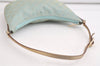 Authentic GUCCI Shoulder Hand Bag GG Canvas Leather 0050813 Light Blue 4612K