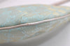 Authentic GUCCI Shoulder Hand Bag GG Canvas Leather 0050813 Light Blue 4612K