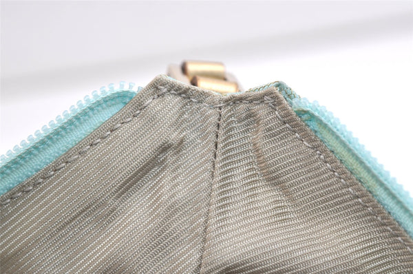 Authentic GUCCI Shoulder Hand Bag GG Canvas Leather 0050813 Light Blue 4612K