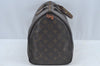 Authentic Louis Vuitton Monogram Speedy 35 Hand Boston Bag M41524 Junk 4613K