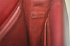 Authentic Cartier Must de Cartier Leather Shoulder Hand Bag Bordeaux Red 4614I