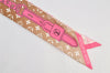 Auth Louis Vuitton Bandeaux BB Rising Confidential Scarf Silk M78453 Pink 4614K