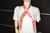 Auth Louis Vuitton Bandeaux BB Rising Confidential Scarf Silk M78453 Pink 4614K