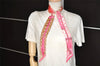 Auth Louis Vuitton Bandeaux BB Rising Confidential Scarf Silk M78453 Pink 4614K