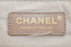 Authentic CHANEL New Travel Line Shoulder Tote Bag Nylon Leather Beige 4615I