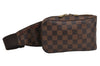 Authentic Louis Vuitton Damier Geronimos Waist Body Bag N51994 LV 4615J