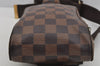 Authentic Louis Vuitton Damier Geronimos Waist Body Bag N51994 LV 4615J