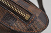 Authentic Louis Vuitton Damier Geronimos Waist Body Bag N51994 LV 4615J