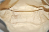 Authentic FENDI Zucca Hand Bag Pouch Purse Canvas Leather Brown Junk 4616I