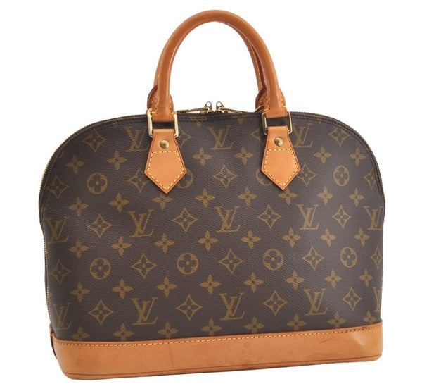 Authentic Louis Vuitton Monogram Alma Hand Bag Purse M51130 LV 4616J