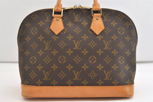 Authentic Louis Vuitton Monogram Alma Hand Bag Purse M51130 LV 4616J