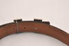 Authentic HERMES Constance Leather Belt Size 75cm 29.5" Black Brown 4617J