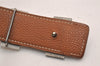 Authentic HERMES Constance Leather Belt Size 75cm 29.5" Black Brown 4617J