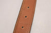 Authentic HERMES Constance Leather Belt Size 75cm 29.5" Black Brown 4617J