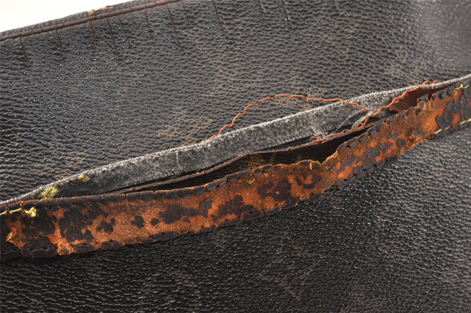 Authentic Louis Vuitton Monogram Compiegne 28 Clutch Hand Bag M51845 Junk 4617K