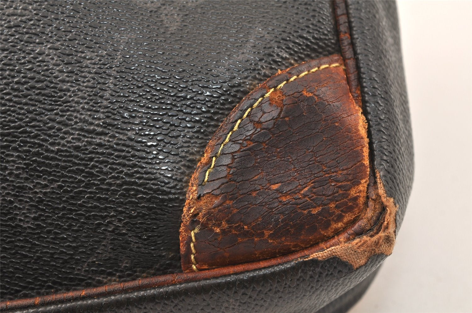 Authentic Louis Vuitton Monogram Compiegne 28 Clutch Hand Bag M51845 Junk 4617K