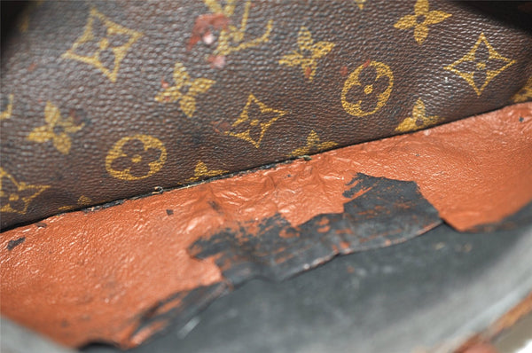 Authentic Louis Vuitton Monogram Compiegne 28 Clutch Hand Bag M51845 Junk 4617K