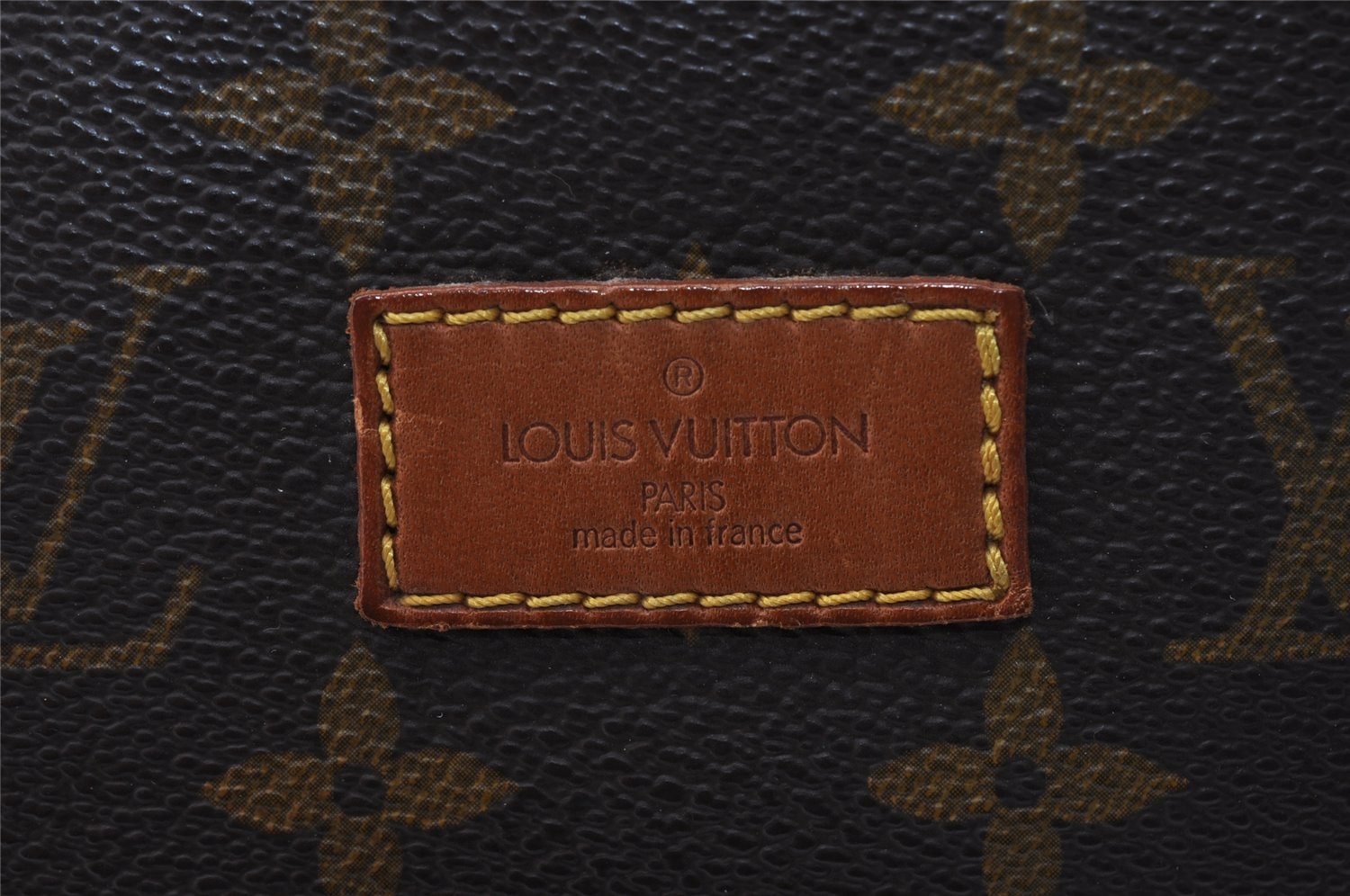 Authentic Louis Vuitton Monogram Saumur 35 Shoulder Cross Bag M42254 LV 4618I