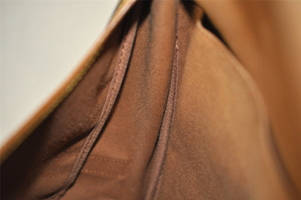 Authentic Louis Vuitton Monogram Saumur 35 Shoulder Cross Bag M42254 LV 4618I