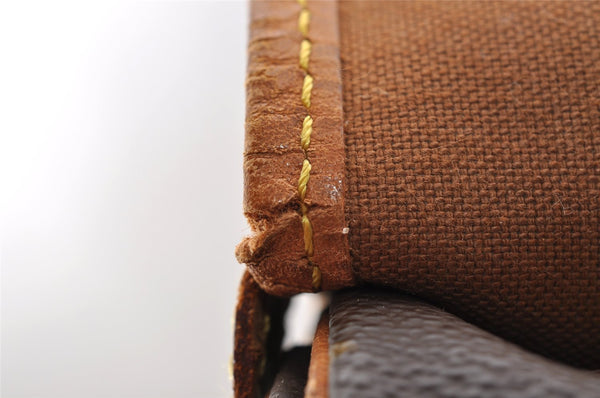 Authentic Louis Vuitton Monogram Saumur 35 Shoulder Cross Bag M42254 LV 4618I