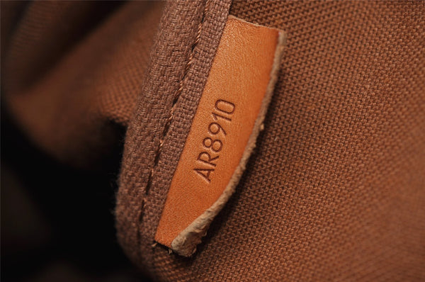 Authentic Louis Vuitton Monogram Saumur 35 Shoulder Cross Bag M42254 LV 4618I