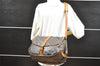 Authentic Louis Vuitton Monogram Saumur 35 Shoulder Cross Bag M42254 LV 4618I