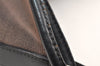 Authentic GUCCI Vintage Shoulder Hand Bag Purse Canvas Leather Brown 4618K
