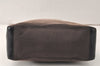 Authentic GUCCI Vintage Shoulder Hand Bag Purse Canvas Leather Brown 4618K