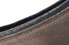 Authentic GUCCI Vintage Shoulder Hand Bag Purse Canvas Leather Brown 4618K