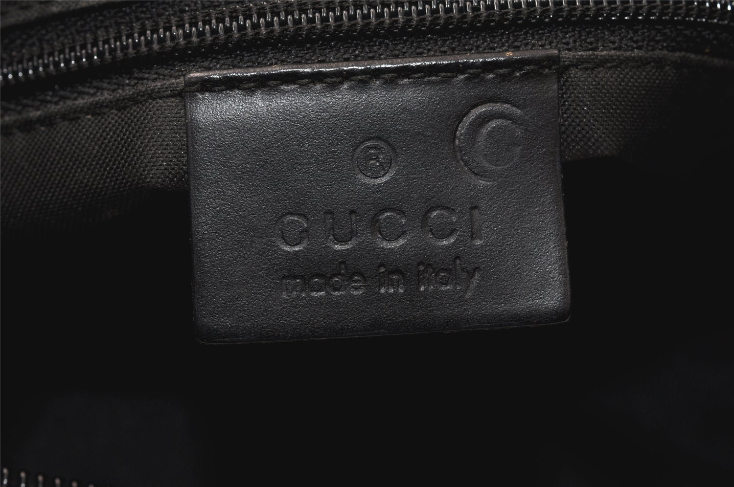 Authentic GUCCI Vintage Shoulder Hand Bag Purse Canvas Leather Brown 4618K