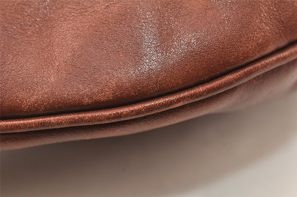 Authentic GUCCI Vintage Shoulder Hand Bag Leather 153032 Brown Junk 4621K